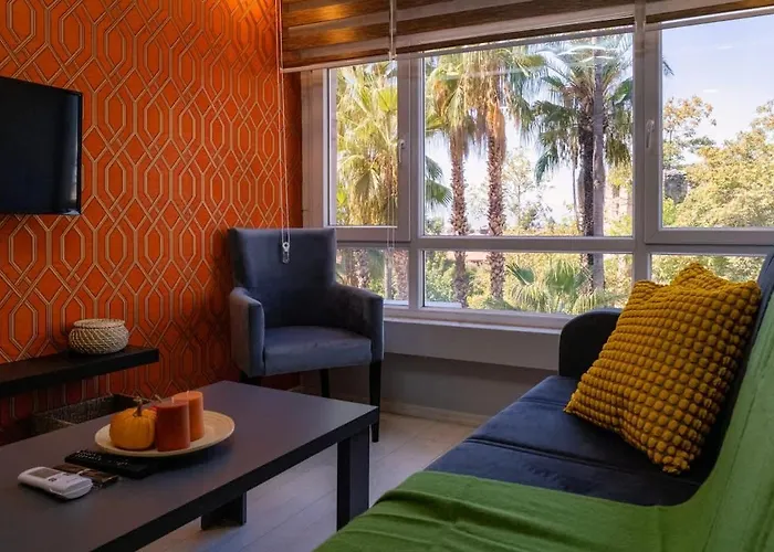 Hadrian Sol Modern 2br View Opposite Old Town Hadrian Gate Antalya
