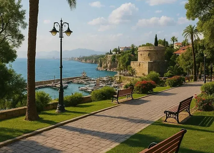 Hadrian Sol Modern 2br View Opposite Old Town Hadrian Gate Apartment Antalya
