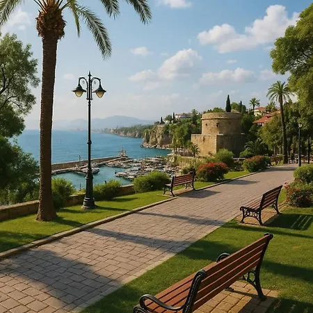 Modern Flat Across Hadrian Gate Apartment Antalya